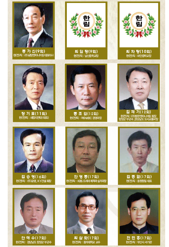 학교를 빛낸 졸업생들